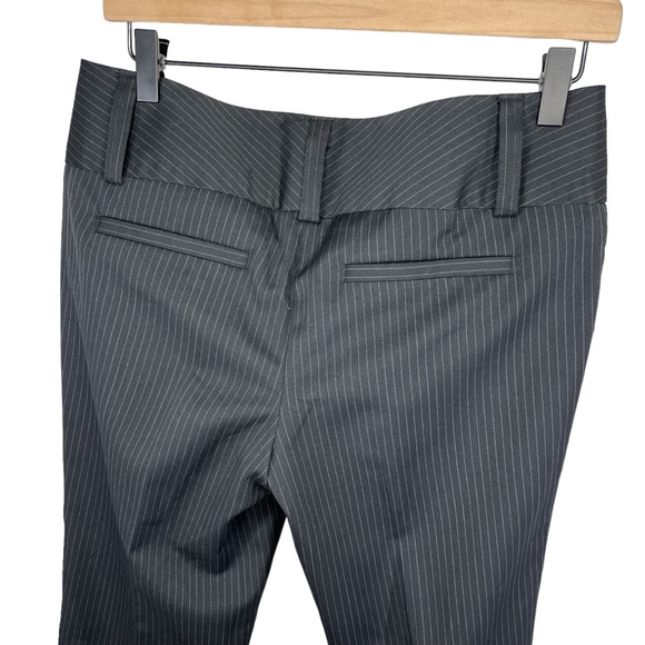 Y2K Low Rise Pinstripe Black Trouser Slacks 7 - Picture 5 of 7